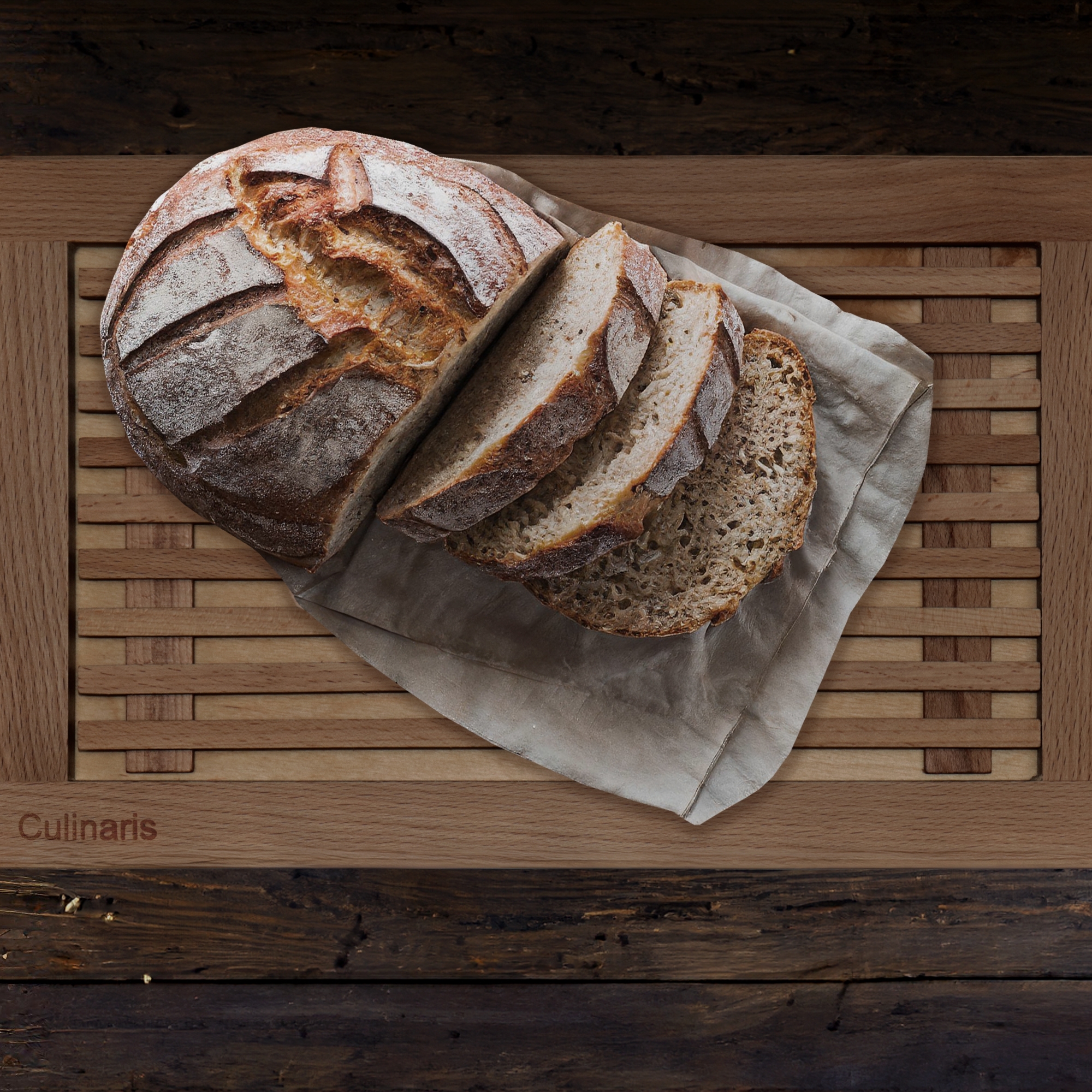 Culinaris - Beech bread cutting board