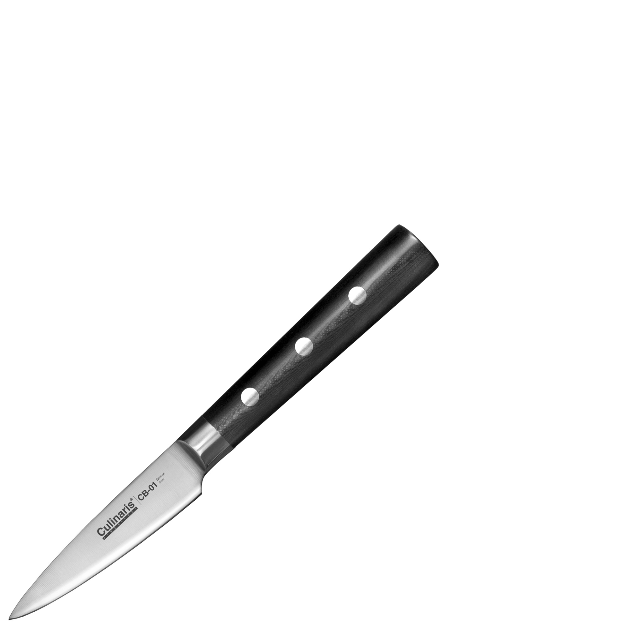 Culinaris - Chopping board NERO 25 x 15 x 0,7 cm+ Paring Knife 10 cm | CB-01