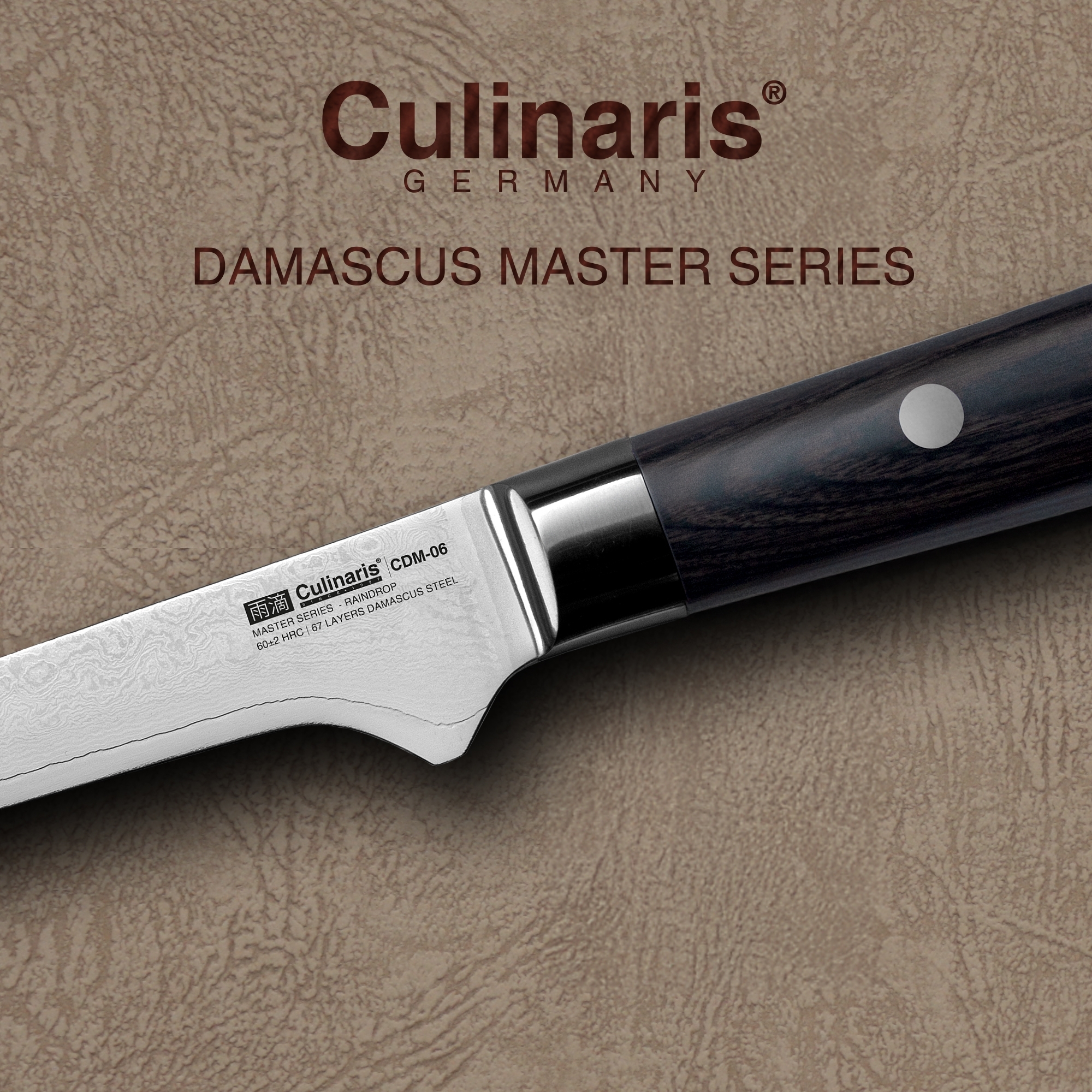 Culinaris - Ausbeinmesser 16 cm | Damascus Master Series | CDM-06