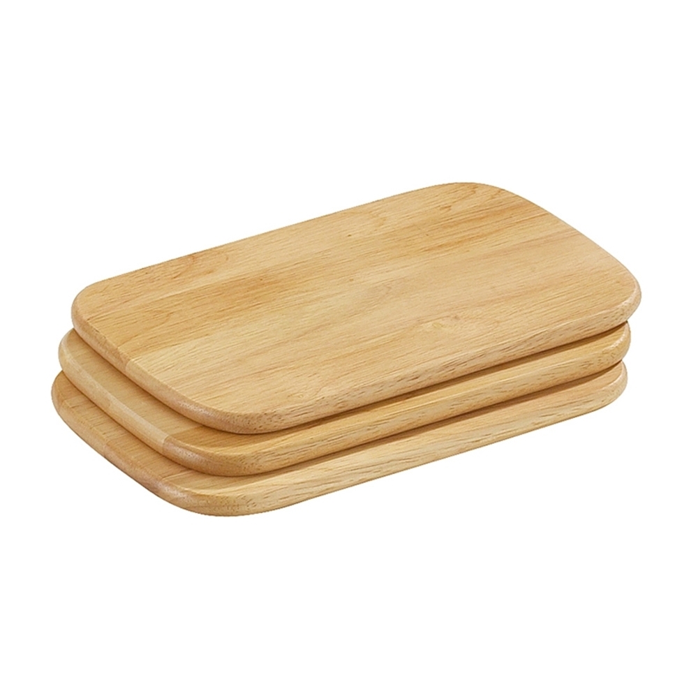 Zassenhaus -  Set of 3 breakfast boards bright - 22x15 cm