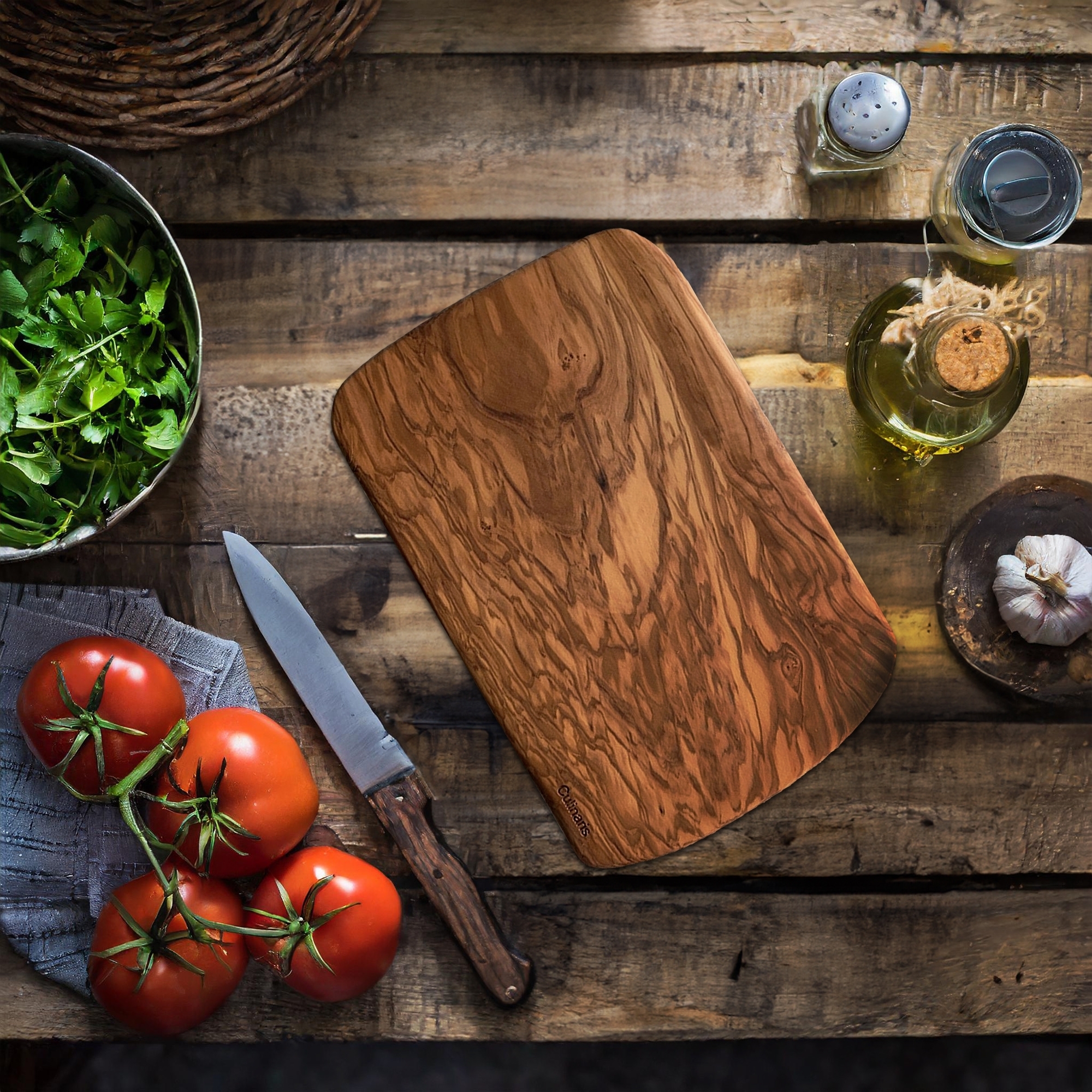 Culinaris - cutting board - olive wood - 30 x 20 cm