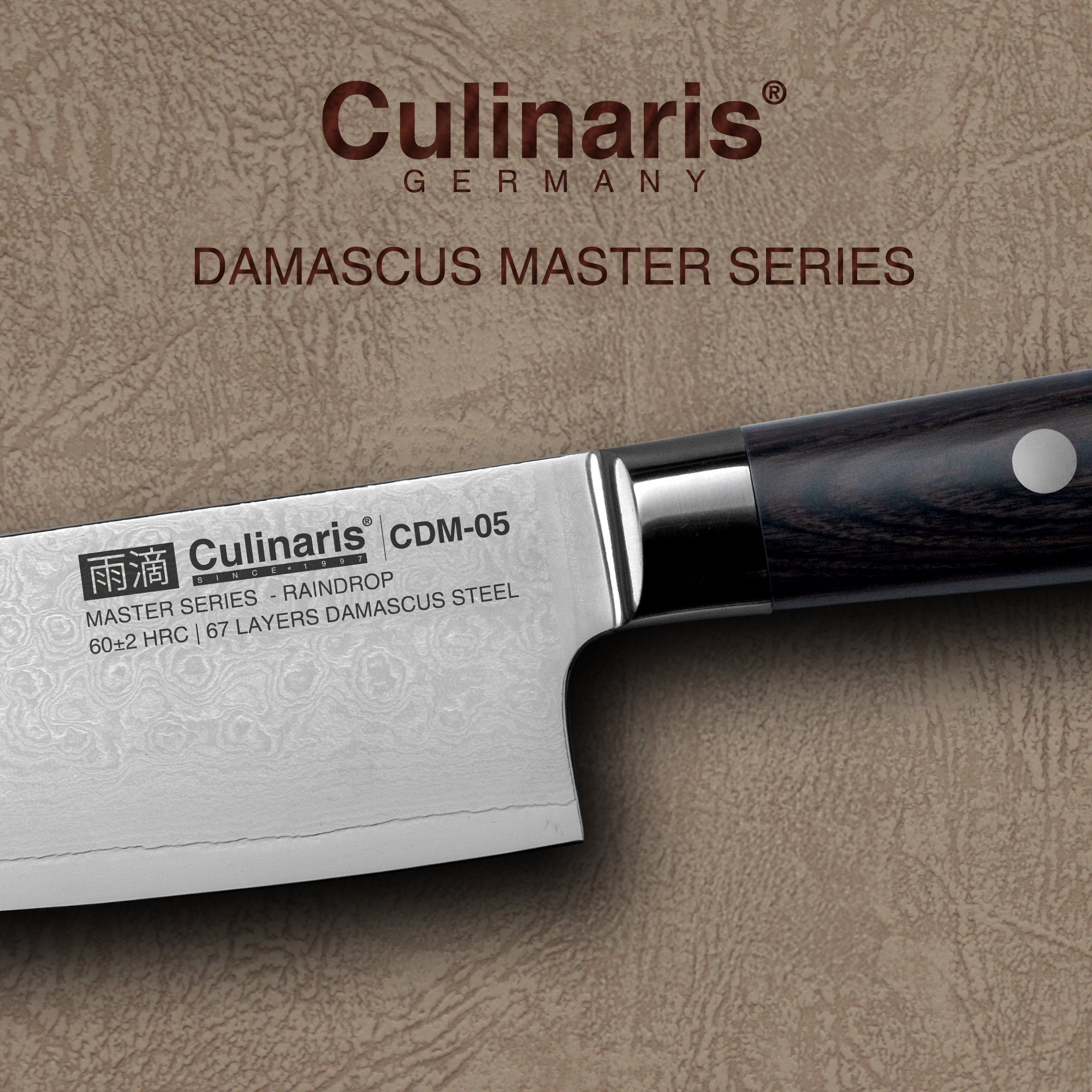 Culinaris - Knife Set - Chef's knife - Paring knife |  Damascus Master Series